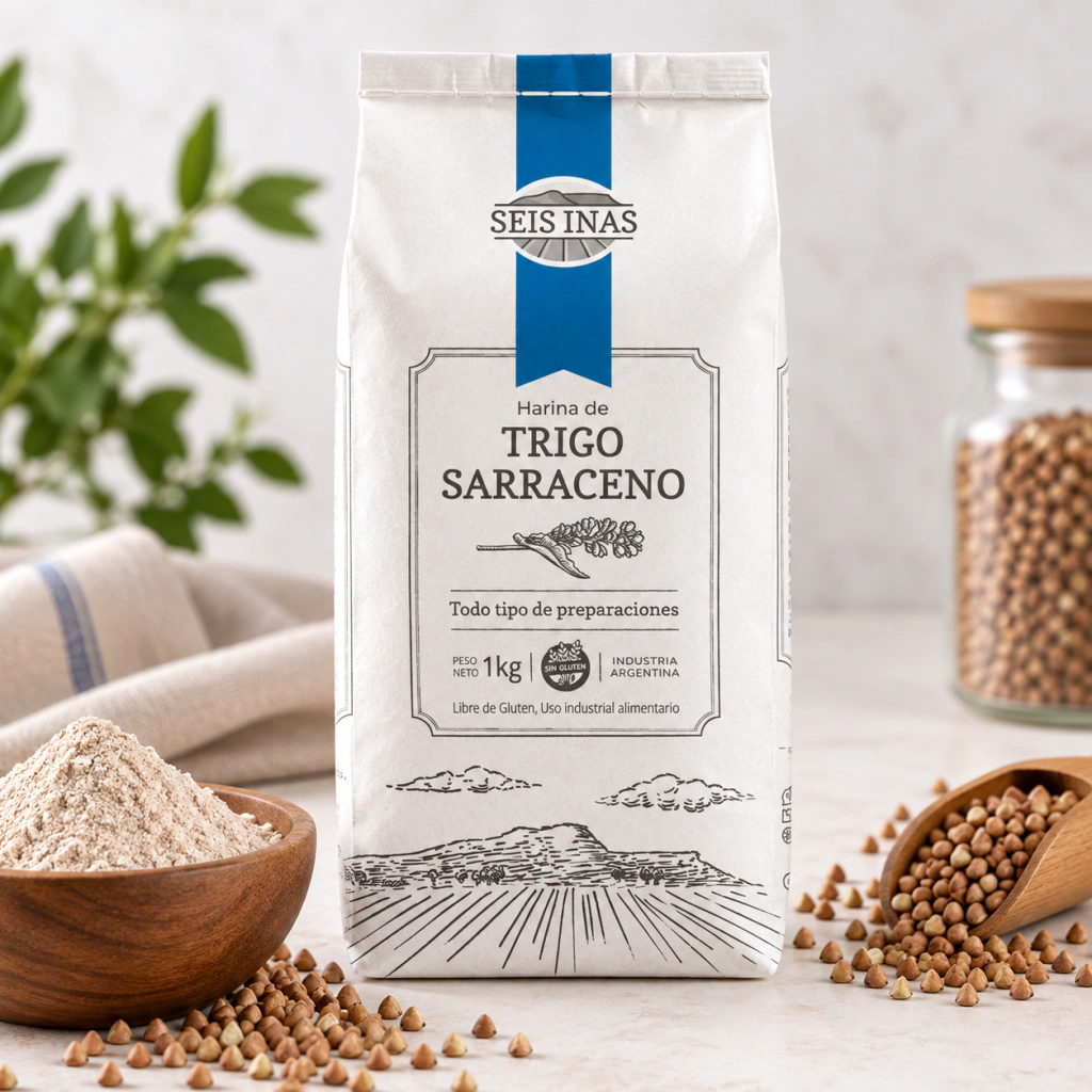 Harina de Trigo Sarraceno Blanco – 1 kg