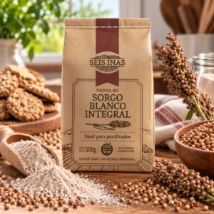 Harina de Sorgo Integral – 500 g | Caja x 20 unidades