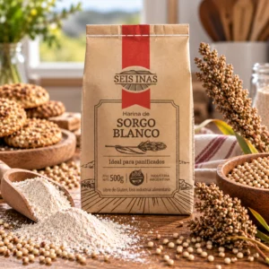 Harina de Sorgo Blanco – 500 g | Caja x 20 unidades